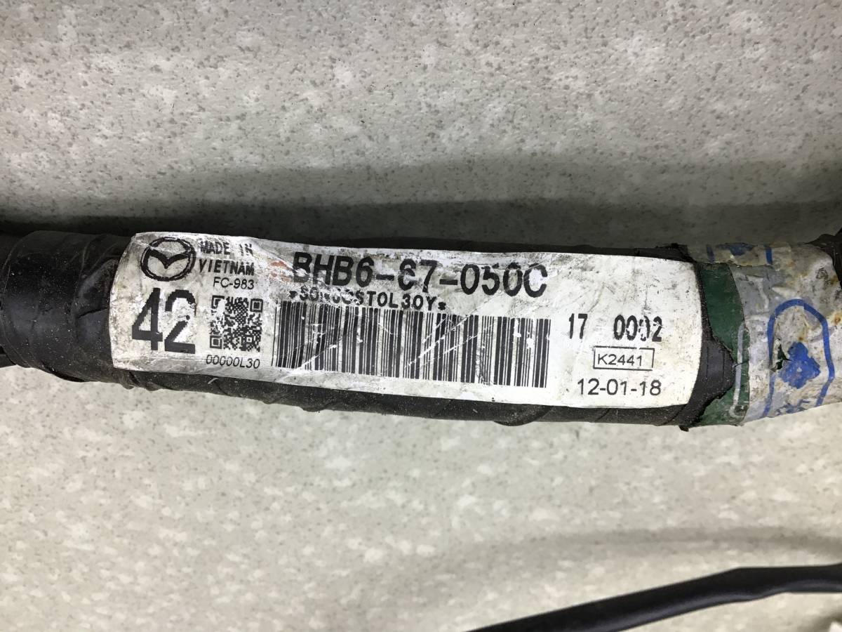Проводка салона Mazda 3 (BL) 2009-2013 Проводка салона Mazda 3 (BL) 2009-2013