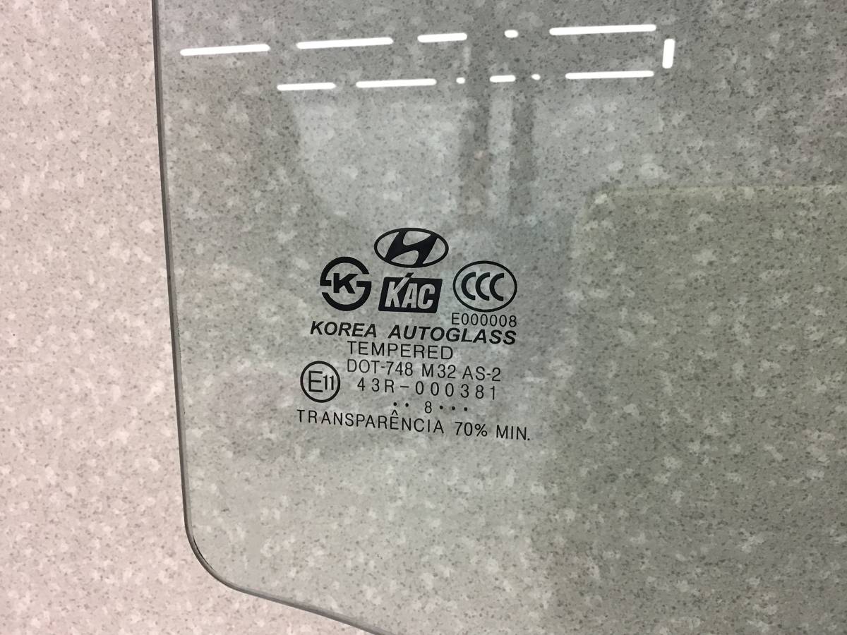 Стекло двери задней правой Hyundai Tucson (JM) 2004-2010 Стекло двери задней правой Hyundai Tucson (JM) 2004-2010