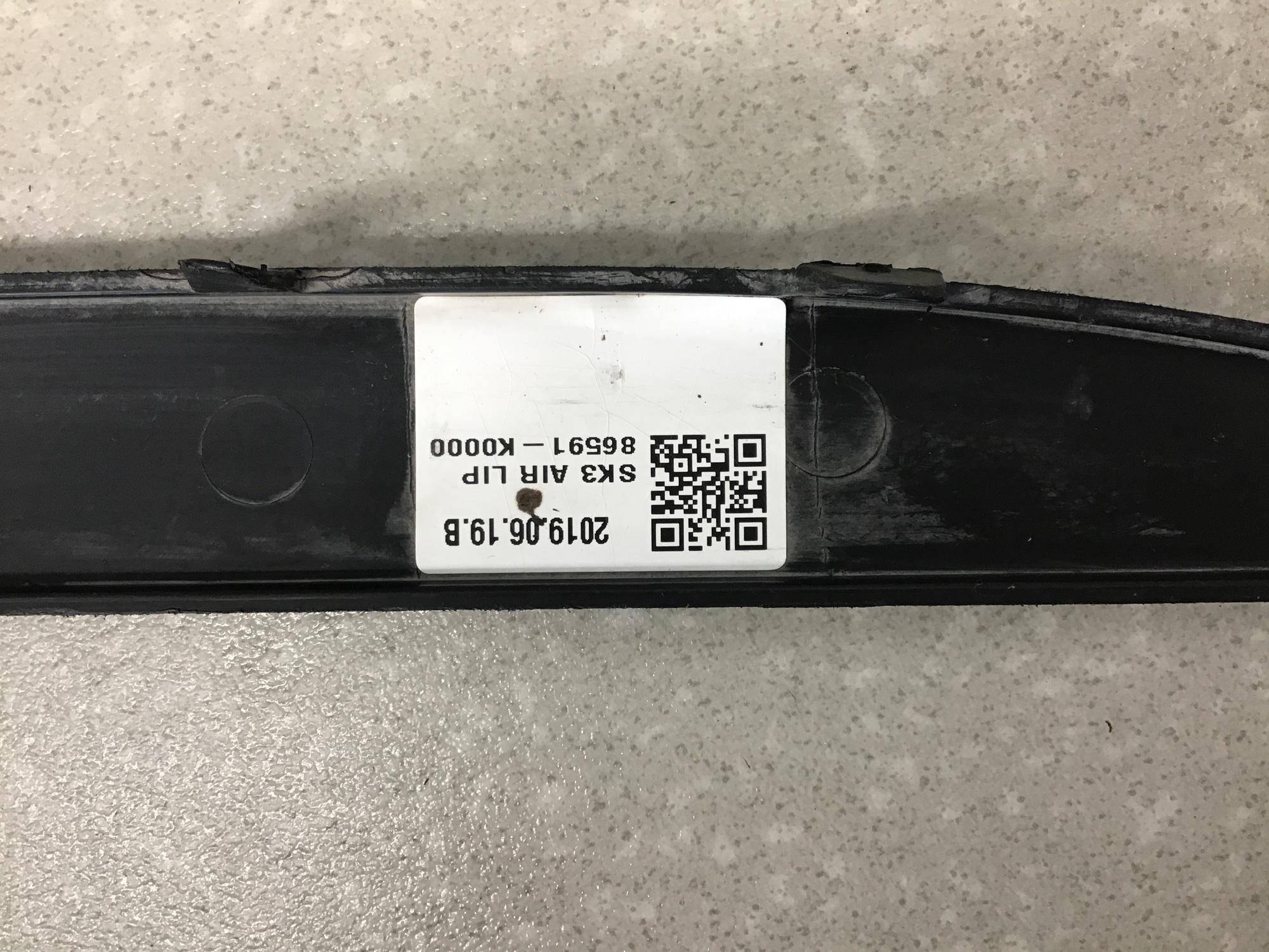 Накладка переднего бампера, Kia Soul 2019>