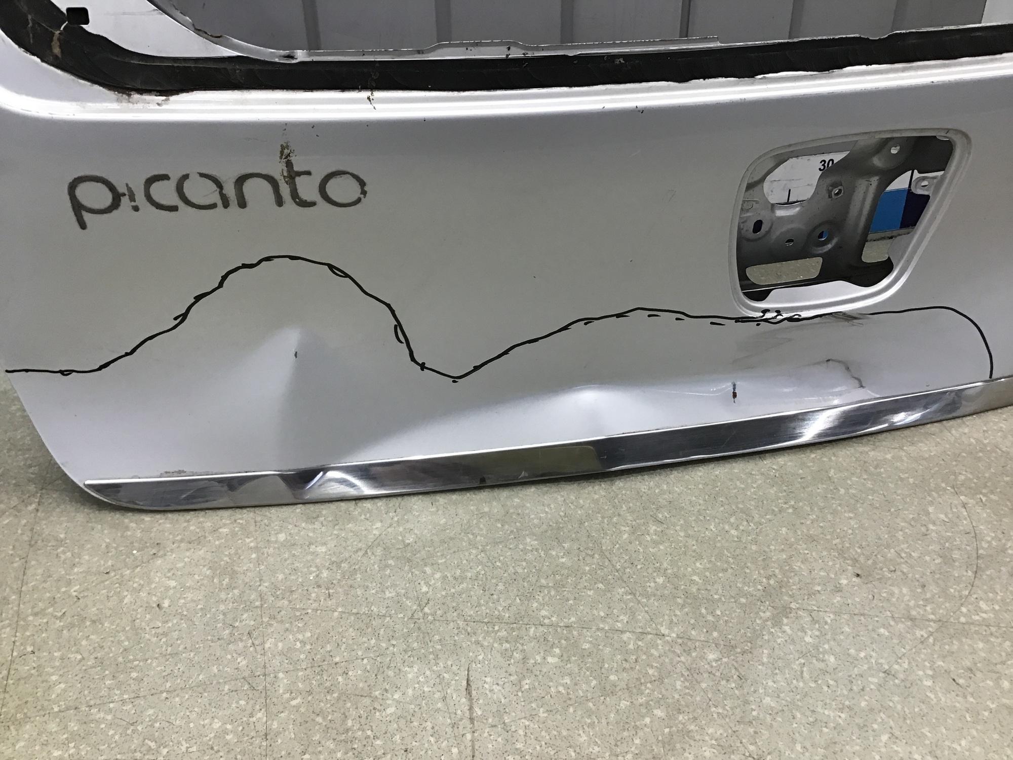 Дверь багажника, Kia Picanto 2011-2017 Дверь багажника, Kia Picanto 2011-2017