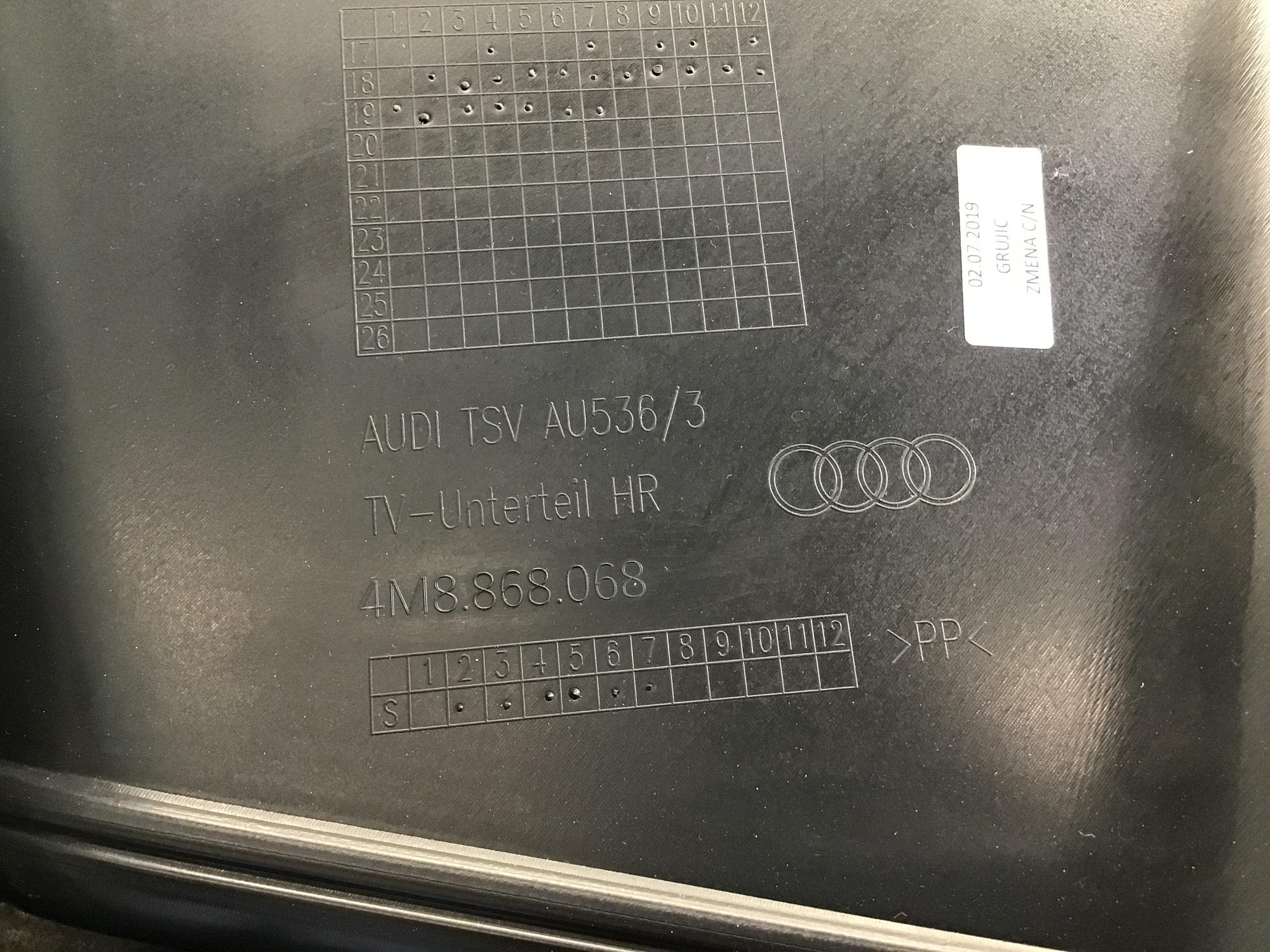 Обшивка двери задней правой, Audi Q8 2018> Обшивка двери задней правой, Audi Q8 2018>