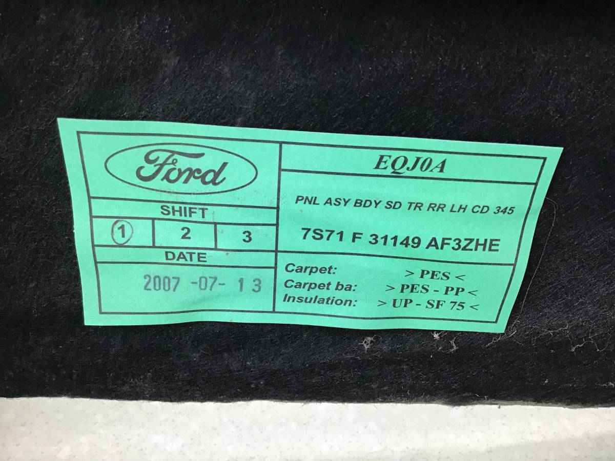 Обшивка багажника Ford Mondeo 4 (BD) 2007-2015 Обшивка багажника Ford Mondeo 4 (BD) 2007-2015