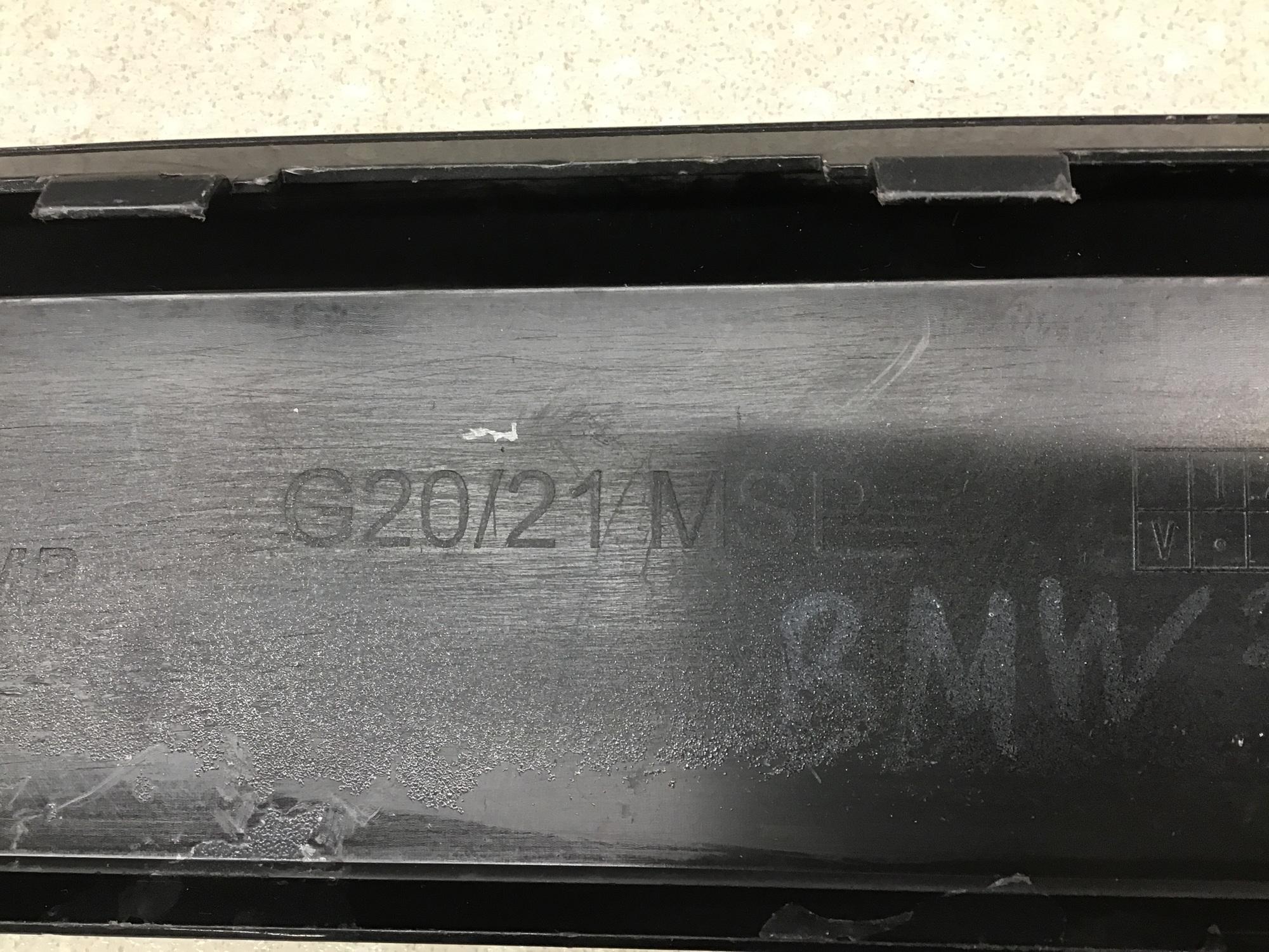 Накладка заднего бампера, BMW 3-серия G20/G21 2018> Накладка заднего бампера, BMW 3-серия G20/G21 2018>
