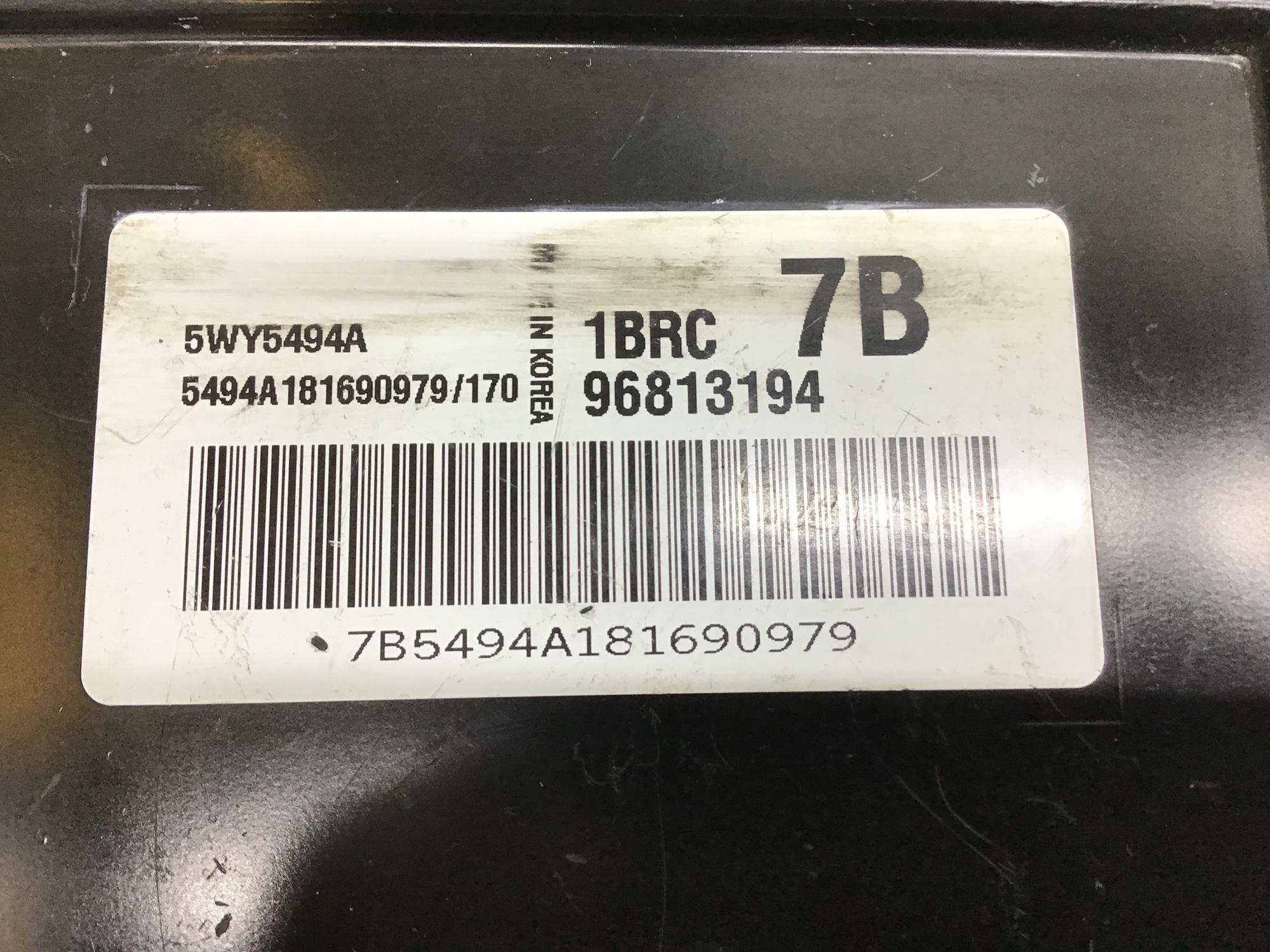 Блок управления двигателем, Chevrolet Spark 2005-2011 Блок управления двигателем, Chevrolet Spark 2005-2011
