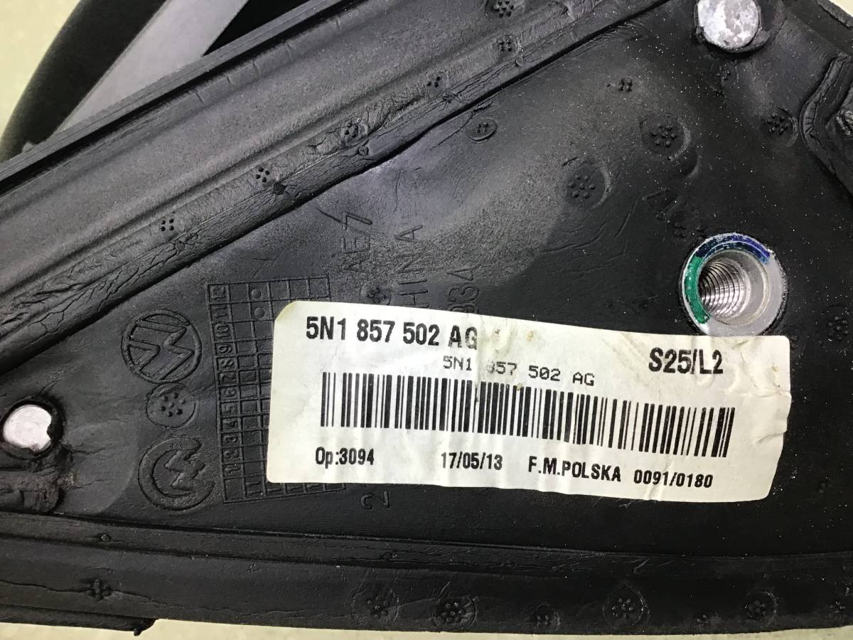 Зеркало правое электрическое Volkswagen Tiguan (5N1) 2007-2011 Зеркало правое электрическое Volkswagen Tiguan (5N1) 2007-2011