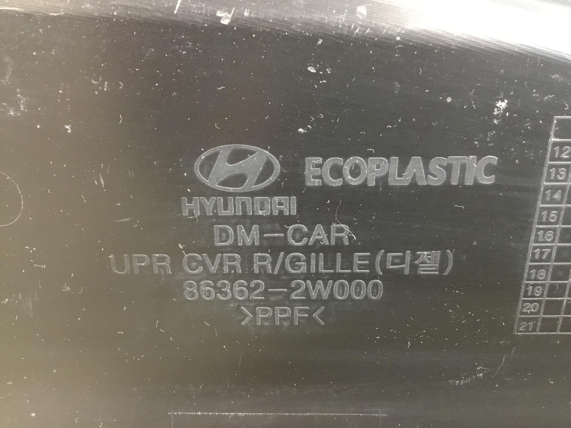 Накладка передней панели, Hyundai Santa Fe (DM) 2012-2018 Накладка передней панели, Hyundai Santa Fe (DM) 2012-2018